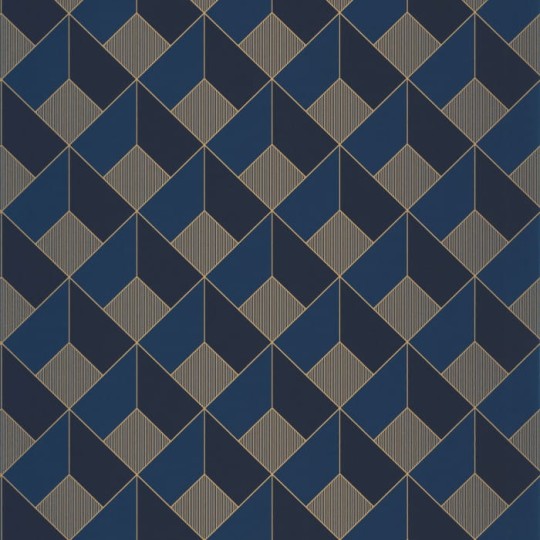 Caselio Only Blue 100126328 Spaces Square - tapeta geometryczna