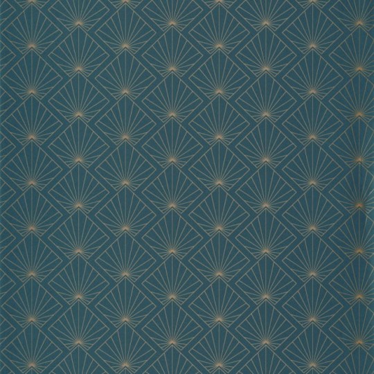 Caselio Only Blue 101236100 Sunrise - tapeta geometryczna