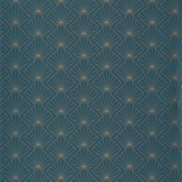 Caselio Only Blue 101236100 Sunrise - tapeta geometryczna