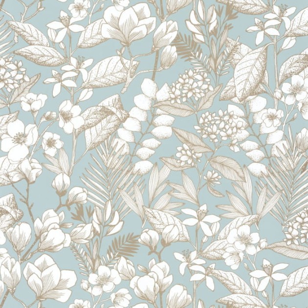 Caselio Only Blue 102656026 Lovely Field - tapeta roślinna
