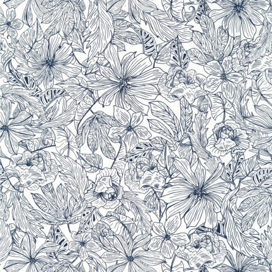Caselio Only Blue 102686205 Tropical Sun - tapeta roślinna