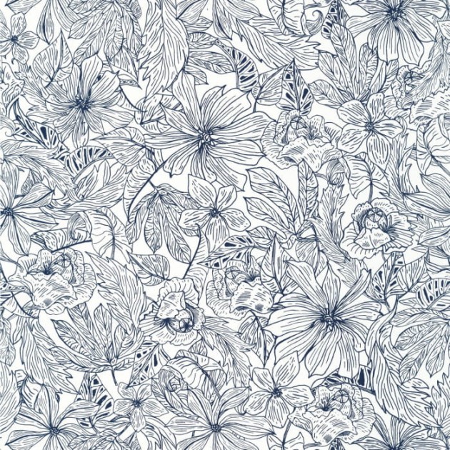 Caselio Only Blue 102686205 Tropical Sun - tapeta roślinna
