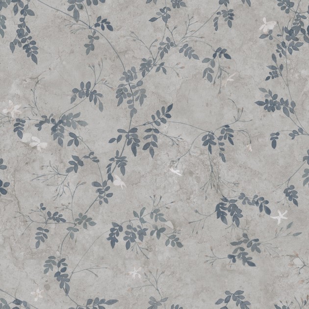Sandberg Jordnara S10113 Irene Indigo Blue - tapeta gałązki
