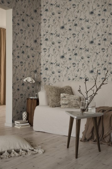 Sandberg Jordnara S10101 Lo Indigo Blue - tapeta maki