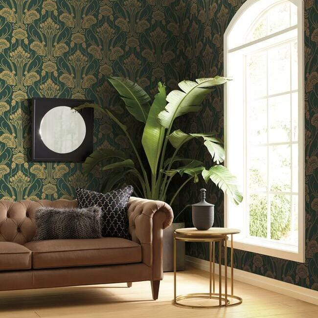 Tapeta York Antonina Vella Deco CA1566 Nouveau Damask