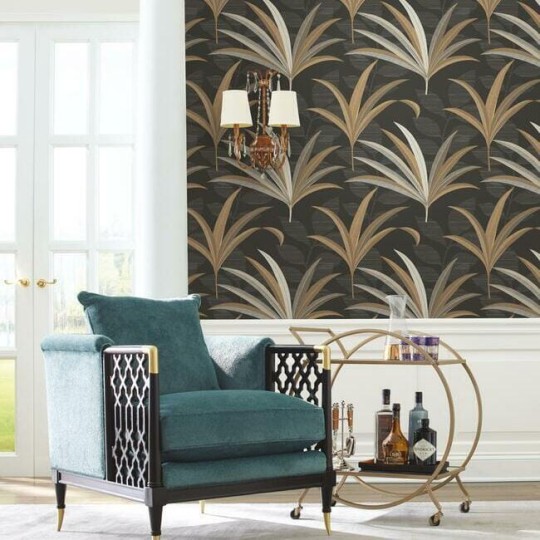 Tapeta York Antonina Vella Deco CA1548 El Marocco Palm Unpasted Wallpaper