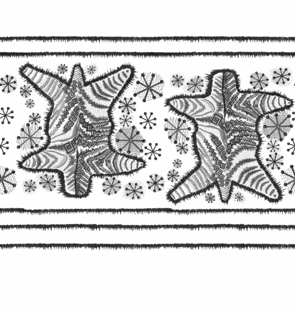 Fototapeta Rebel Walls Zandra Rhodes R17952 Zebra Skin Graphic - tapeta zebra