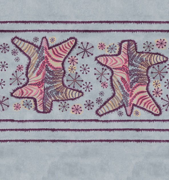 Fototapeta Rebel Walls Zandra Rhodes R17954 Zebra Skin Candy - tapeta zebra