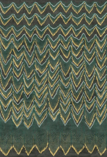 Fototapeta Rebel Walls Zandra Rhodes R17945 Fringed Follies Dawn Safari - tapeta frędzle
