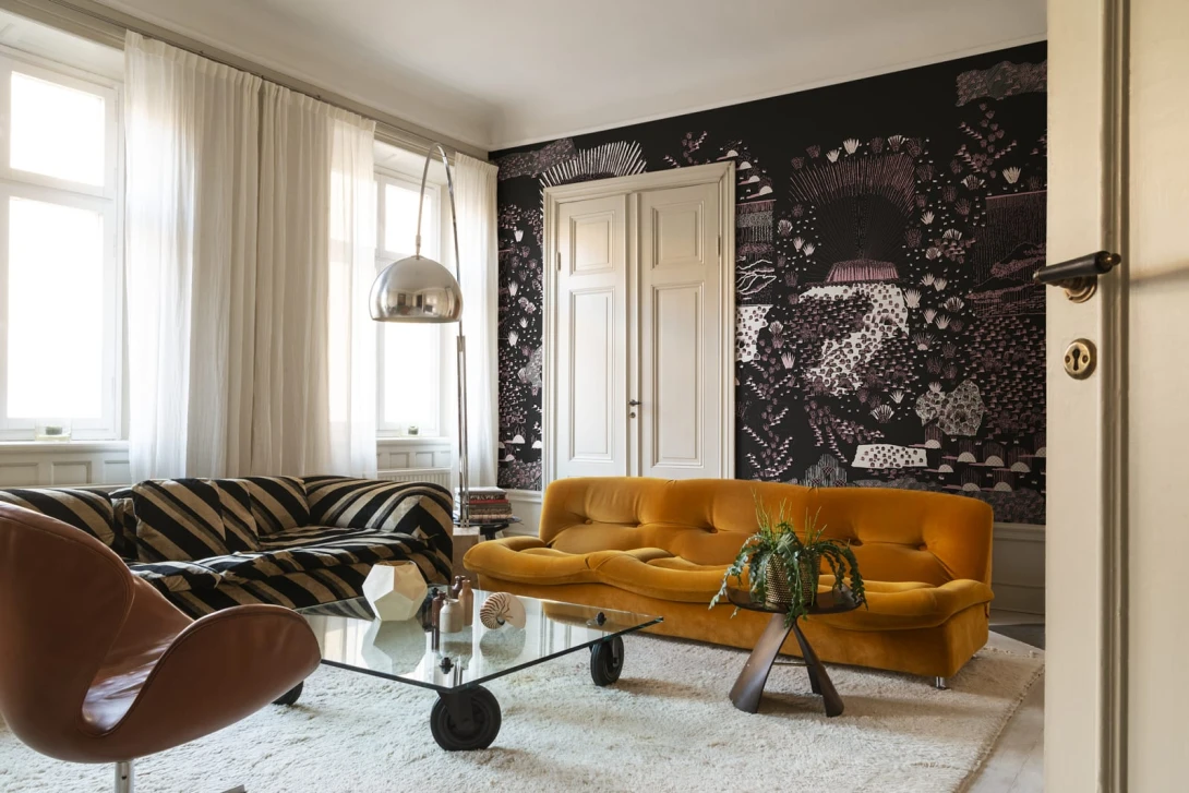 Fototapeta Rebel Walls Zandra Rhodes R17933 Ayers Rock Sunrise - tapeta trawa spinifex