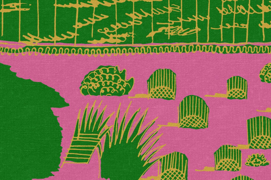 Fototapeta Rebel Walls Zandra Rhodes R17934 Ayers Rock Grass - tapeta trawa spinifex