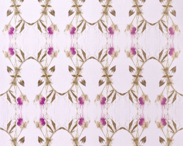 Tapeta Dutch Walltextile Company Bloom Inks door Bo Reudler 100 Single-flower - tapeta kalejdoskop