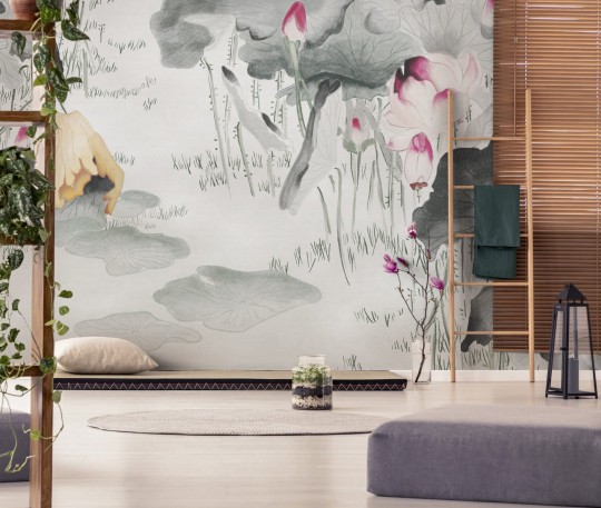 Wall Art Zen - mural w kwiaty