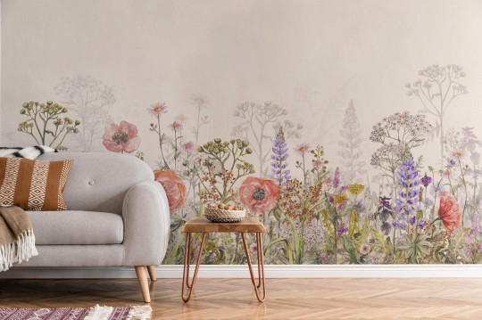 Wall Art Primavera - mural łąka
