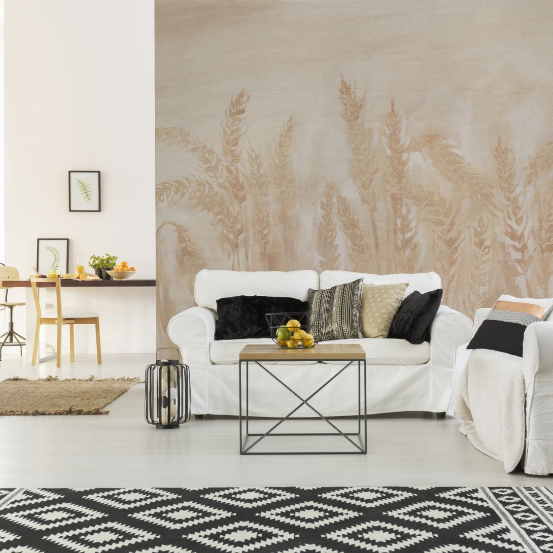Wall Art Idyllo Light - mural zboże