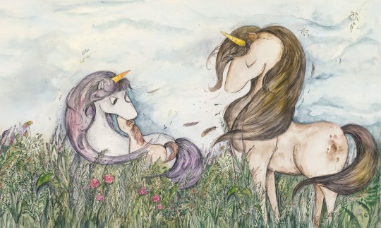 Wall Art Wild Unicorns - mural dziecięcy o wzorze jednorożców