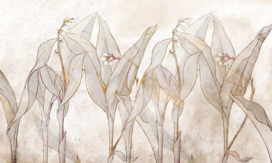 Wall Art Lirio - mural w konwalie