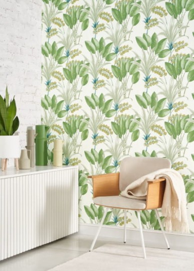 Tapeta Casadeco Nicaragua 86410202 Palma - tapeta palmy