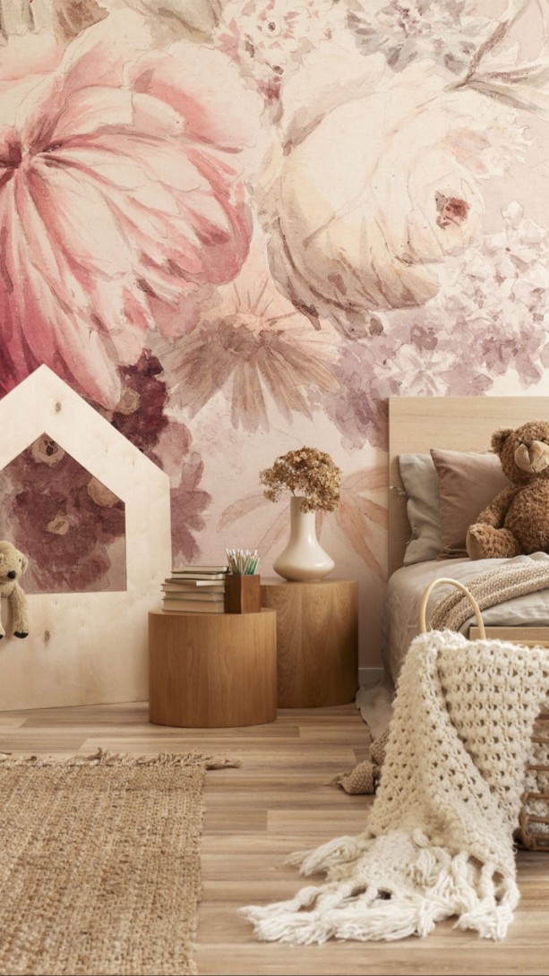 Wall Art Harmony Earth - mural w kwiaty