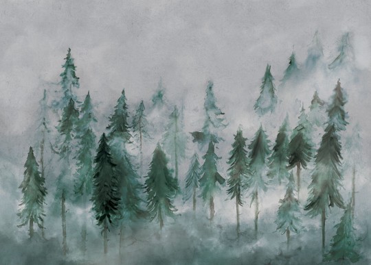 Wall Art 2020/2021 Nebbia - mural z lasem