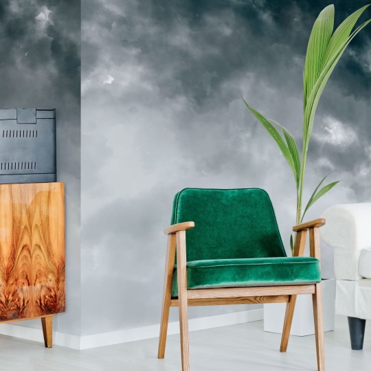 Wall Art Originals Watercolor Ombre Storm - mural ombre