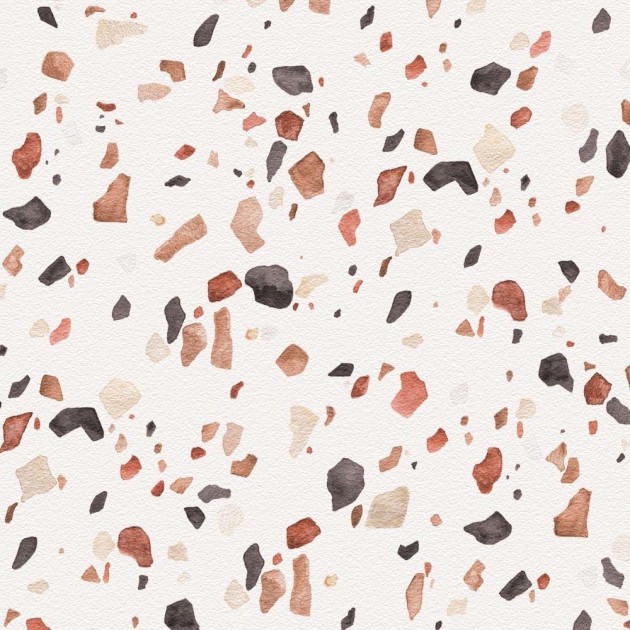 Wall Art Terrazzo Rust - mural lastryko