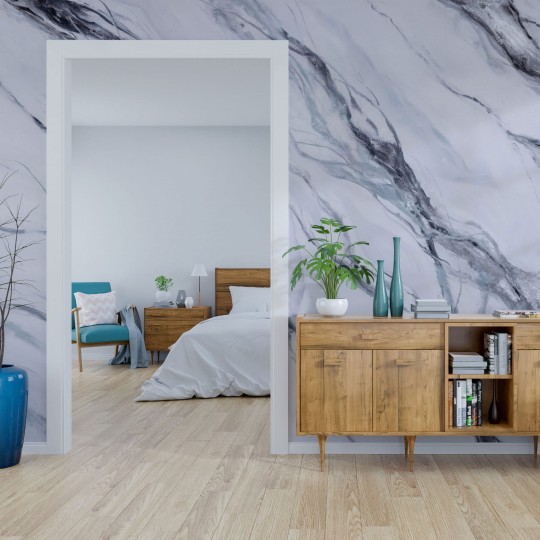 Wall Art Silvering - mural imitujący marmur