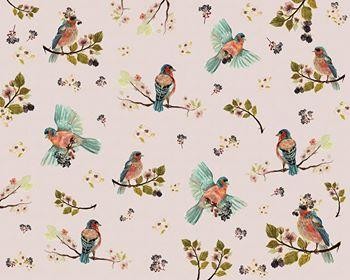 Wall Art Uccello Cantante Pink - mural ptaki