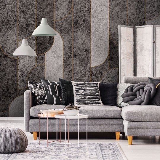 Wall Art Concrete Crossing - mural geometryczny