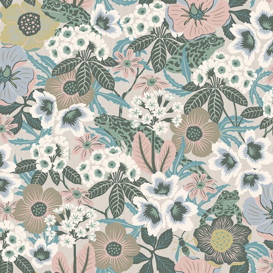 Tapeta Boras Tapeter Swedish Designer 2089 Hannas tapeter Kvackstepp - tapeta botaniczna