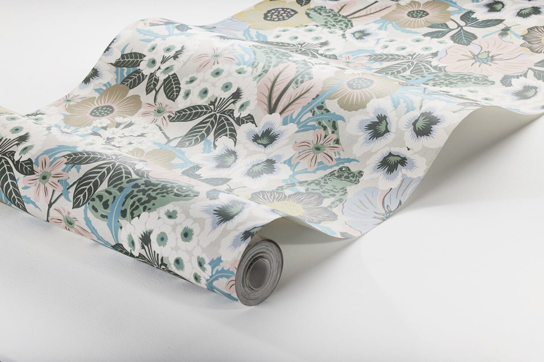 Tapeta Boras Tapeter Swedish Designer 2089 Hannas tapeter Kvackstepp - tapeta botaniczna