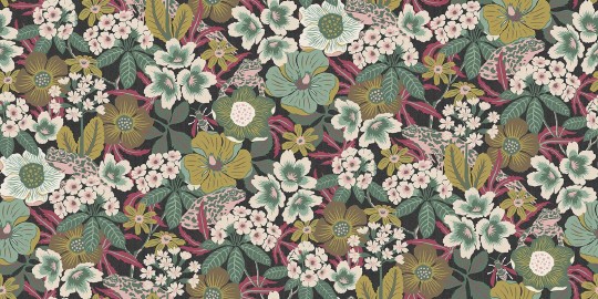 Tapeta Boras Tapeter Swedish Designer 2088 Hannas tapeter Kvackstepp - tapeta botaniczna