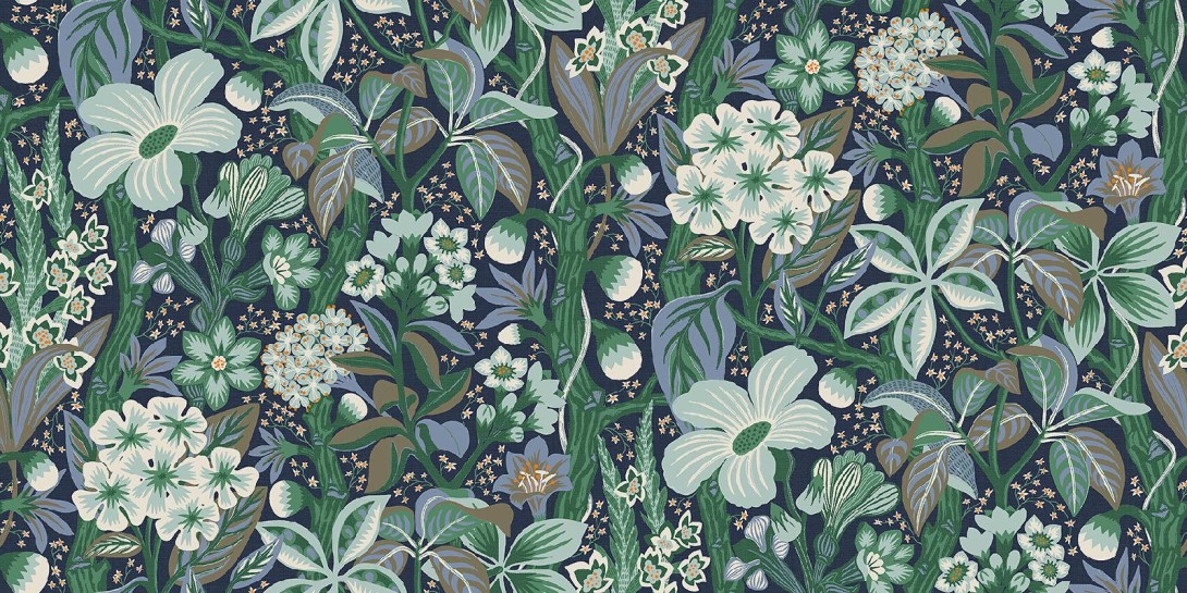 Tapeta Boras Tapeter Swedish Designer 2081 Hannas tapeter Friviva - tapeta kwiaty