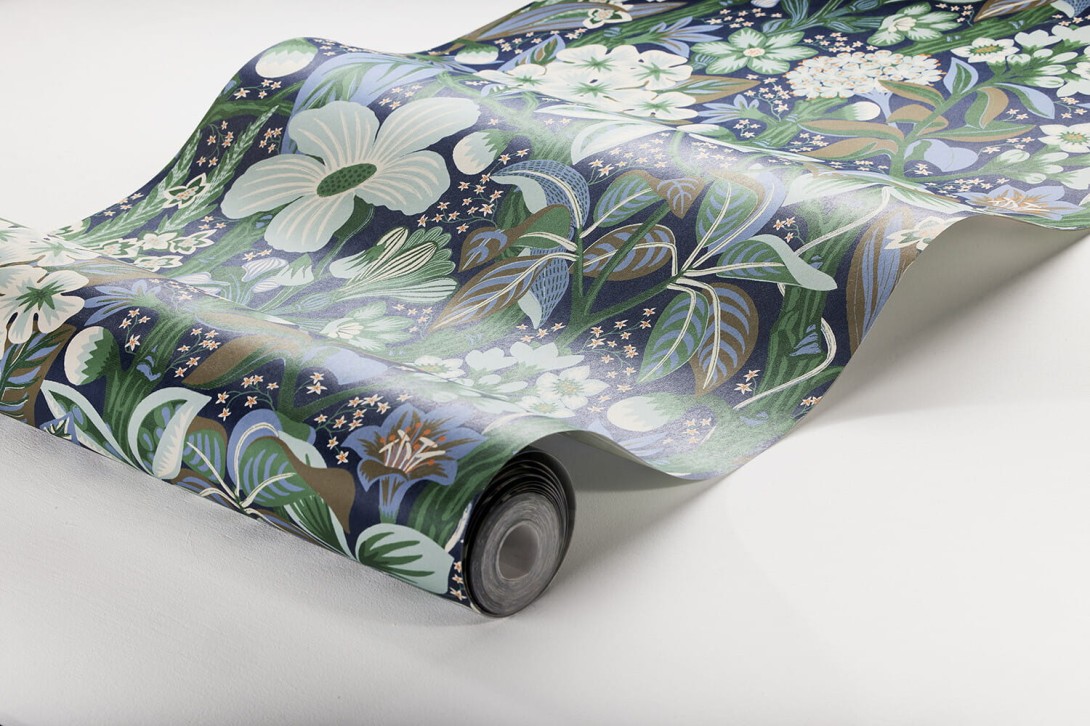 Tapeta Boras Tapeter Swedish Designer 2081 Hannas tapeter Friviva - tapeta kwiaty