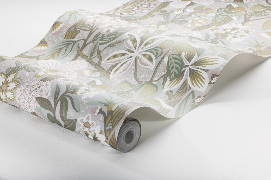 Tapeta Boras Tapeter Swedish Designer 2080 Hannas tapeter Friviva - tapeta kwiaty