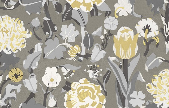 Tapeta Boras Tapeter Swedish Designer 2071 Petras tapeter Myrtle - tapeta kwiaty