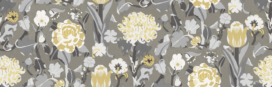 Tapeta Boras Tapeter Swedish Designer 2071 Petras tapeter Myrtle - tapeta kwiaty