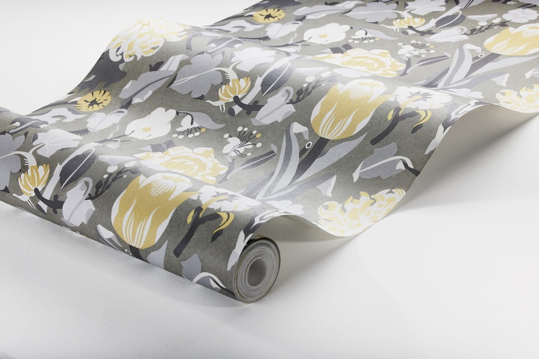 Tapeta Boras Tapeter Swedish Designer 2071 Petras tapeter Myrtle - tapeta kwiaty