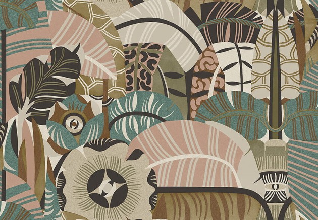 Tapeta Boras Tapeter Swedish Designer 2067 Petras tapeter Hypnotic Safari - tapeta abstrakcyjna