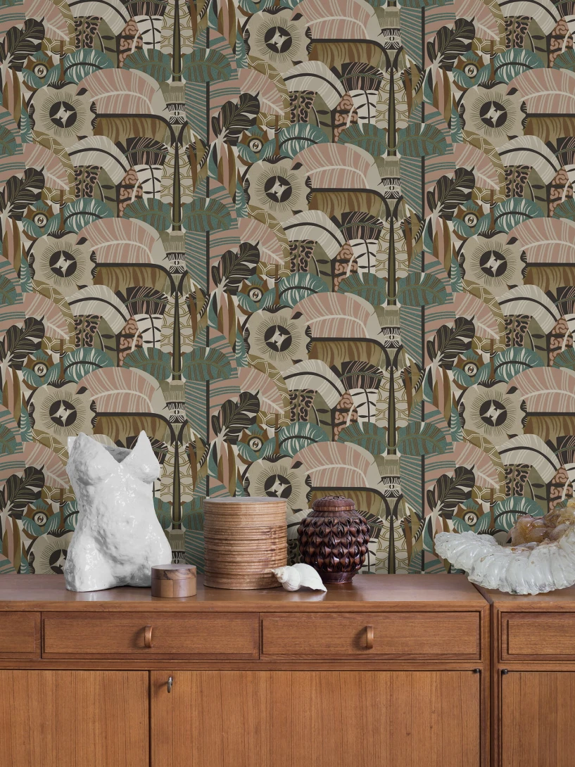 Tapeta Boras Tapeter Swedish Designer 2067 Petras tapeter Hypnotic Safari - tapeta abstrakcyjna