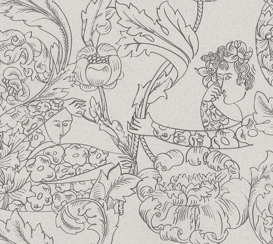 Tapeta Boras Tapeter Swedish Designer 2064 Petras tapeter Floral Dream - tapeta kwiaty