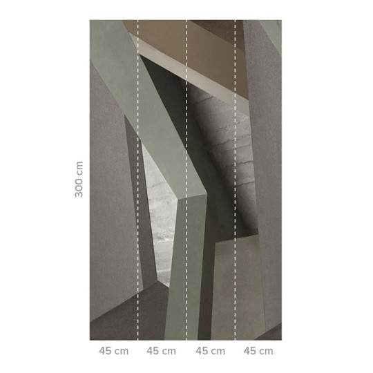 Tapeta Wall & Deco Diesel ED_DSAC2103 Architectural Color Block - tapeta stropy