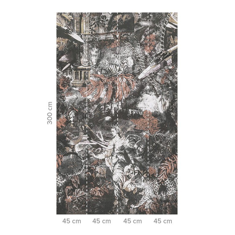 Tapeta Wall & Deco Diesel ED_DSNO2101 Natural Orgy - tapeta chaos