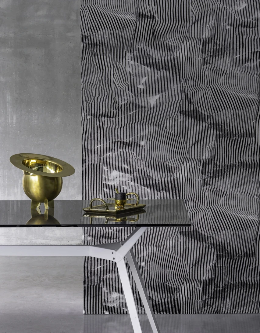 Tapeta Wall & Deco Diesel ED_DSWL2101 Wrinkled Lines - tapeta linie