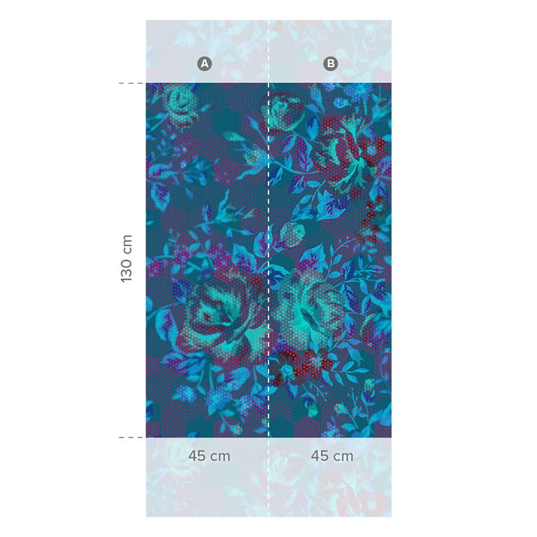 Tapeta Wall & Deco Elements TSPT061 Paintillise TS - tapeta kwiaty