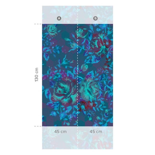 Tapeta Wall & Deco Elements TSPT061 Paintillise TS - tapeta kwiaty