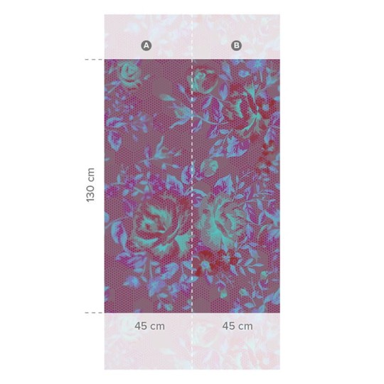 Tapeta Wall & Deco Elements TSPT062 Paintillise TS - tapeta kwiaty