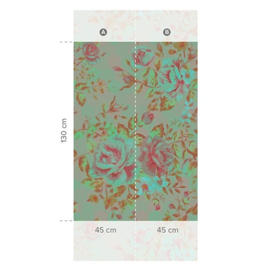 Tapeta Wall & Deco Elements TSPT063 Paintillise TS - tapeta kwiaty