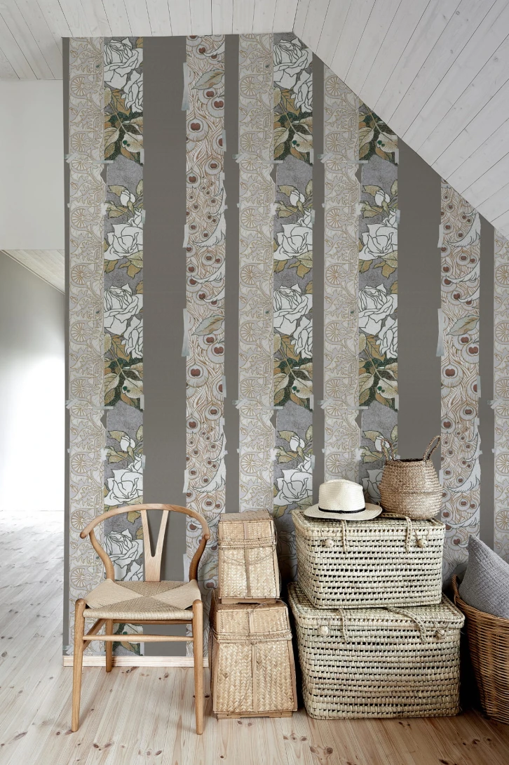 Tapeta Wall & Deco Elements TSPK070 Peacock TS - tapeta kwiaty