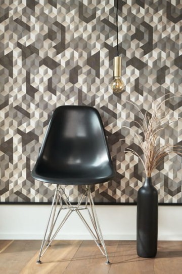 Tapeta Casadeco Perception 86489509 Tetrimino - tapeta sześciany